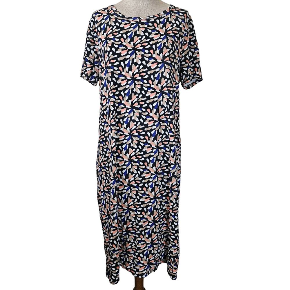 Multicolor Tee Shirt Dress Size Large